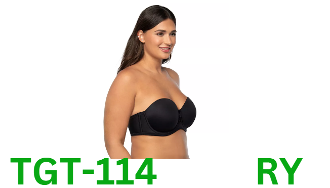 Vanity Fair Womens Beauty Back Underwire Smoothing Strapless, Black, 36C