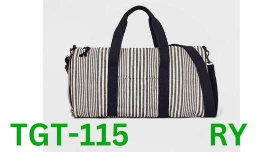 Striped Duffel Weekender Bag - Universal Thread, Black