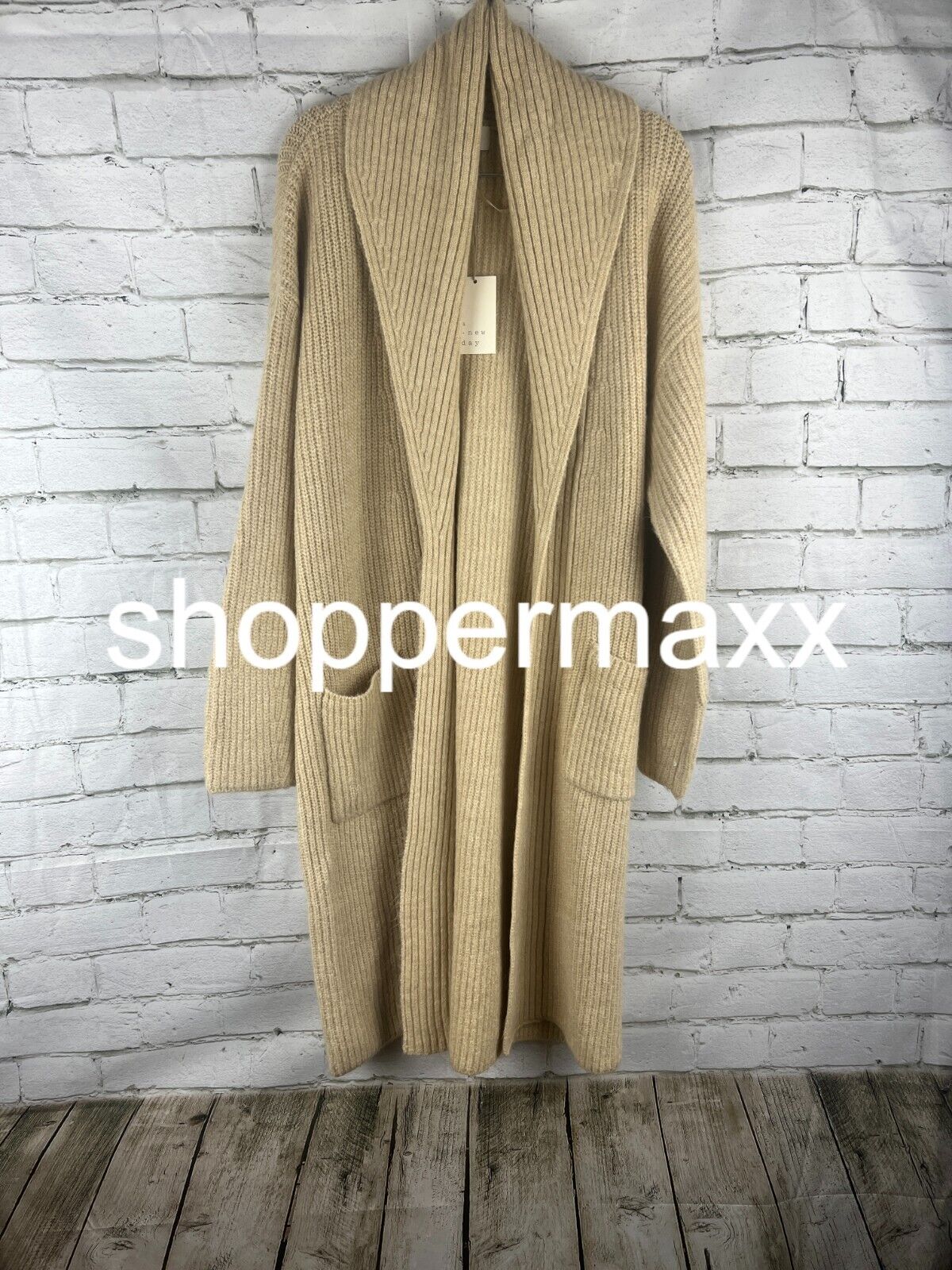 Women's Layering Cardigan - A New Day, Tan, M/L