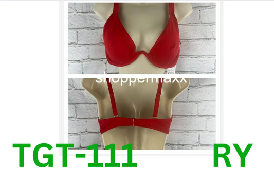 Women's Underwire Bikini Top - Shade & Shore, Red, 34DD