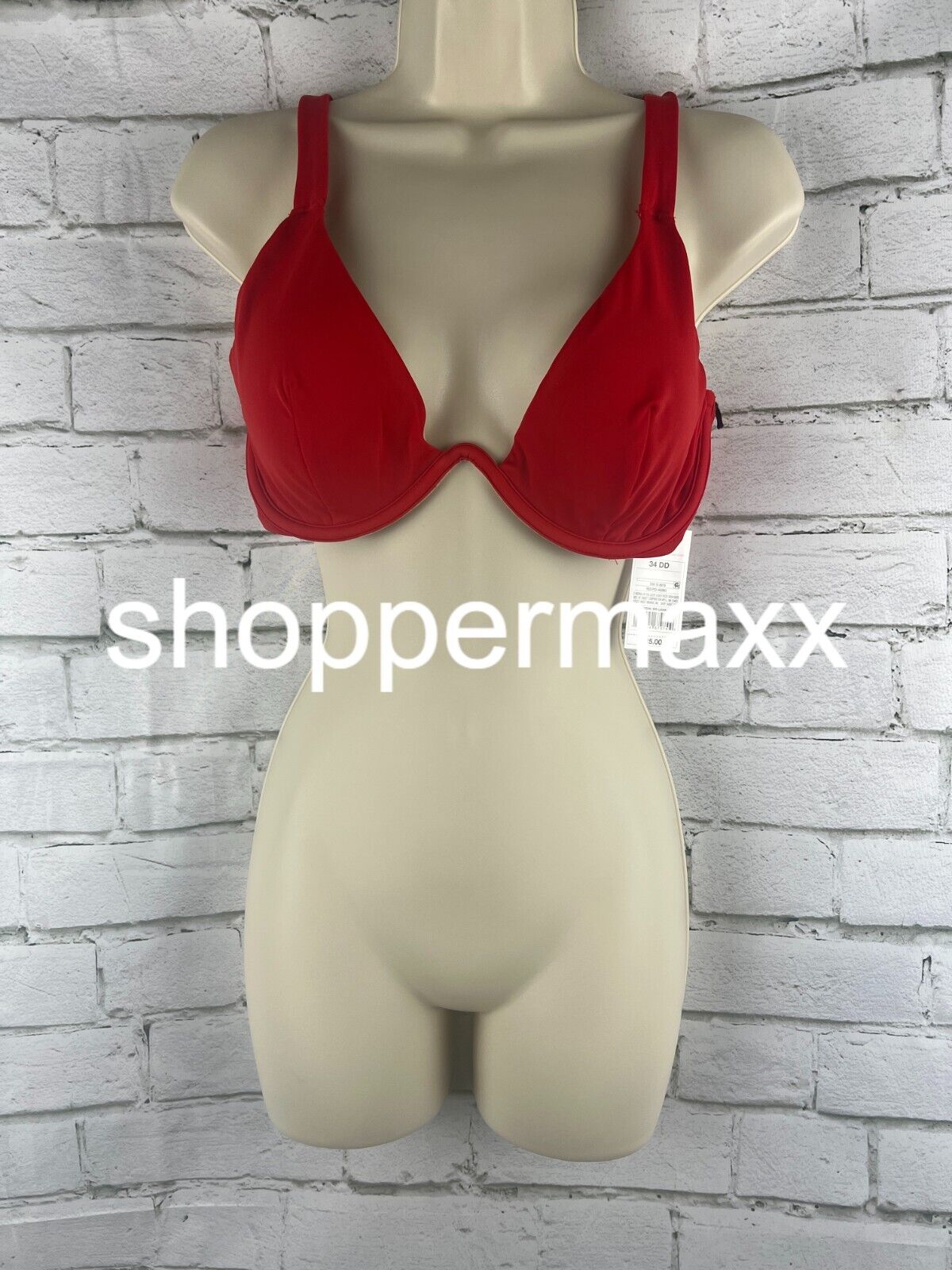 Women's Underwire Bikini Top - Shade & Shore, Red, 34DD