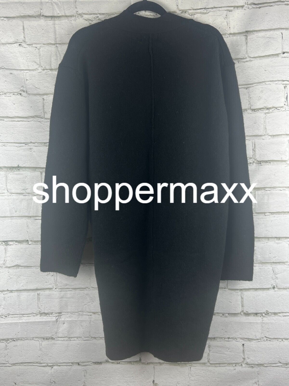 Women's Long Sleeve Tunic Mini Sweater Dress - Universal Thread, Black, XS