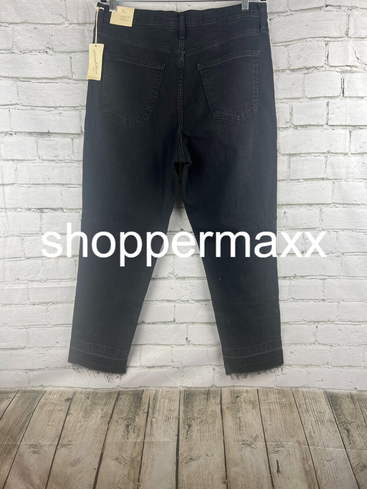 Women's High-Rise 90's Slim Jeans - Universal Thread, Black, 14