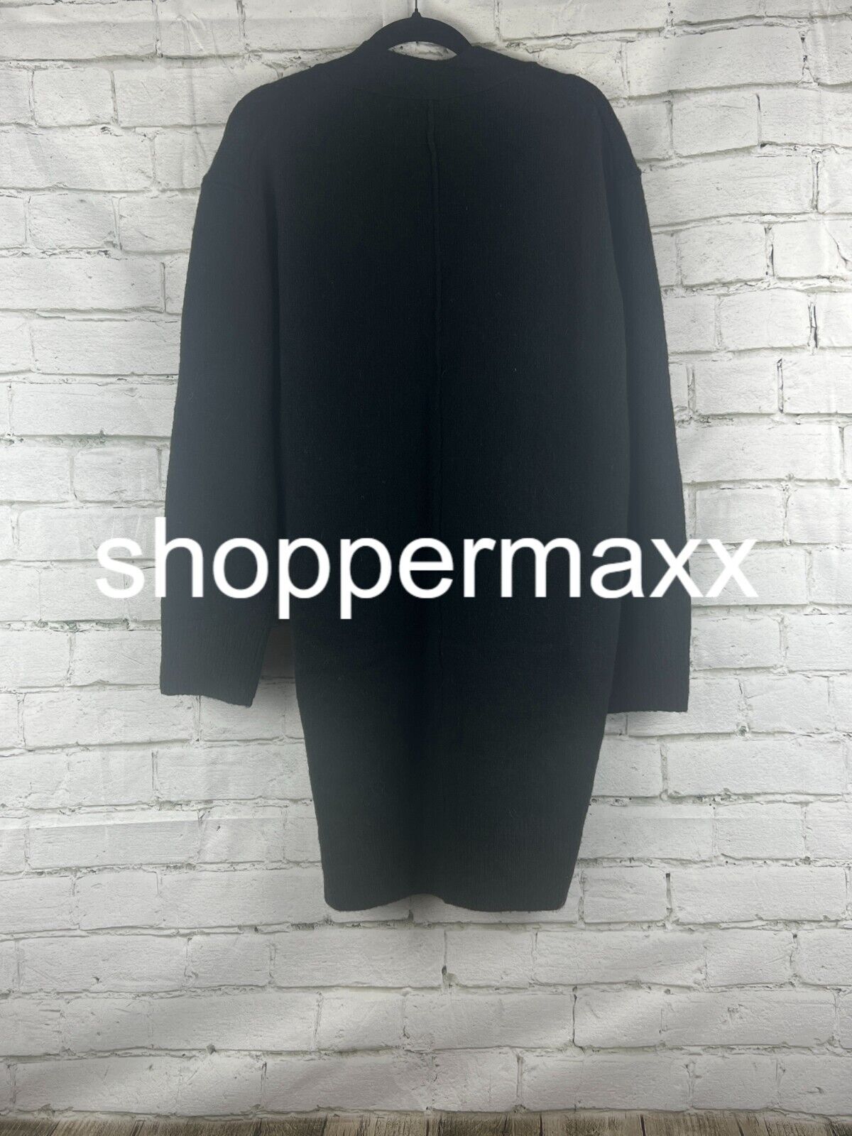 Women's Long Sleeve Tunic Mini Sweater Dress - Universal Thread, Black, XS