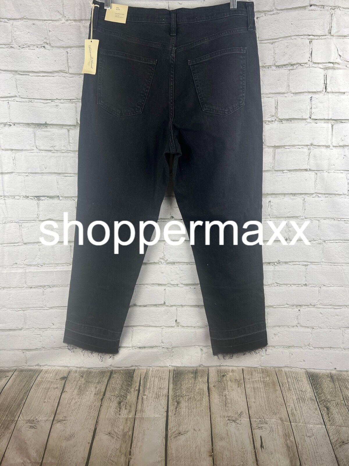 Women's High-Rise 90's Slim Jeans - Universal Thread, Black, 14
