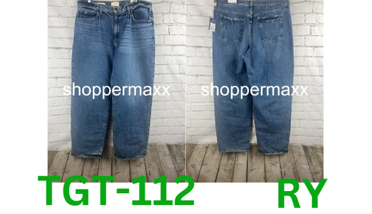 Women's Mid-Rise 90's Baggy Jeans - Universal Thread, Medium Wash, 16