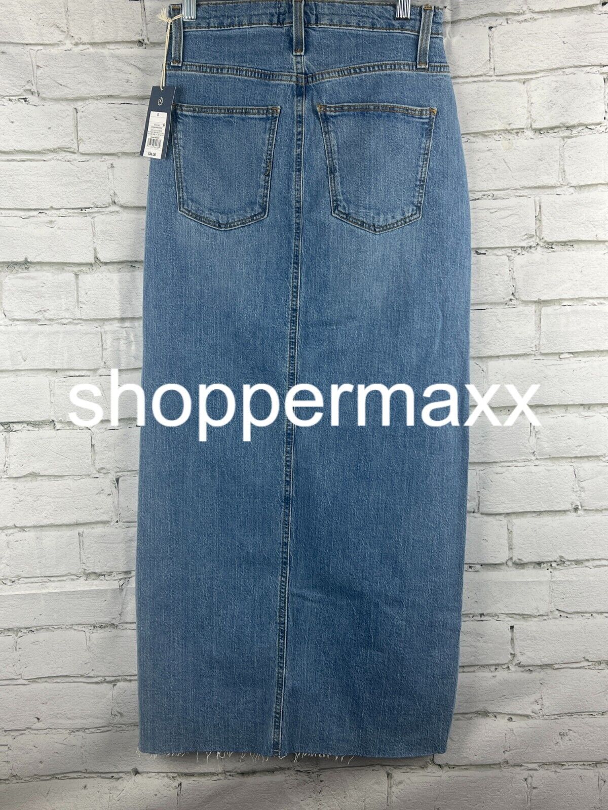 Women's High-Rise Denim Maxi Skirt - Universal Thread, Medium Wash, 0