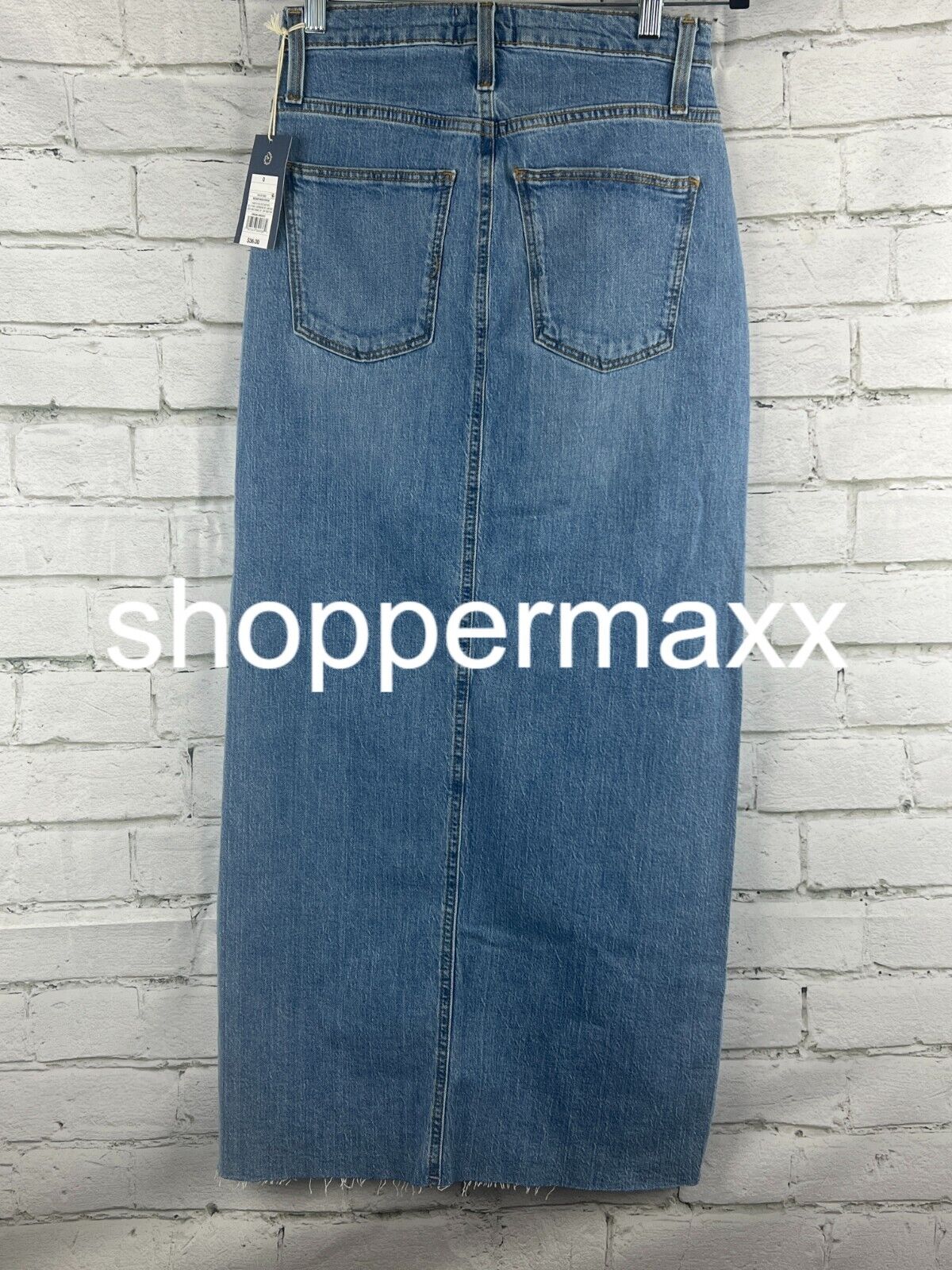 Women's High-Rise Denim Maxi Skirt - Universal Thread, Medium Wash, 0