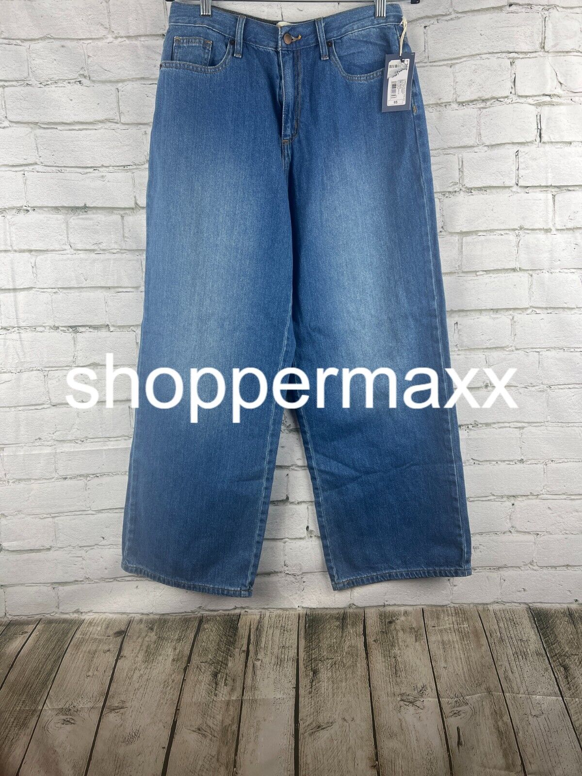 Women's High-Rise Wide Leg Jeans - Universal Thread, Medium Wash, 8 Short