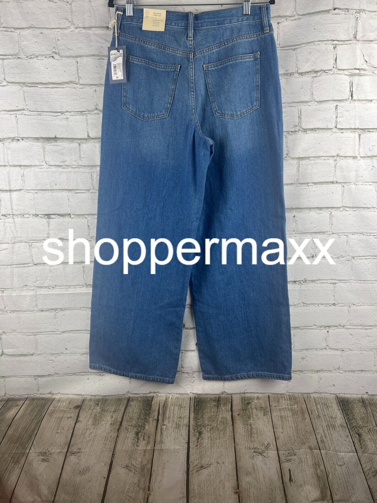Women's High-Rise Wide Leg Jeans - Universal Thread, Medium Wash, 8 Short