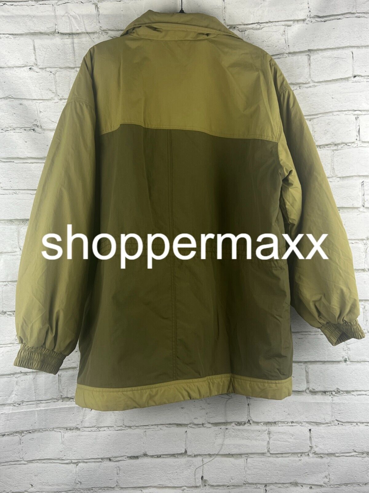 Women's Two Tone Quilt Lined Jacket - Future Collective with Reese, Green, L