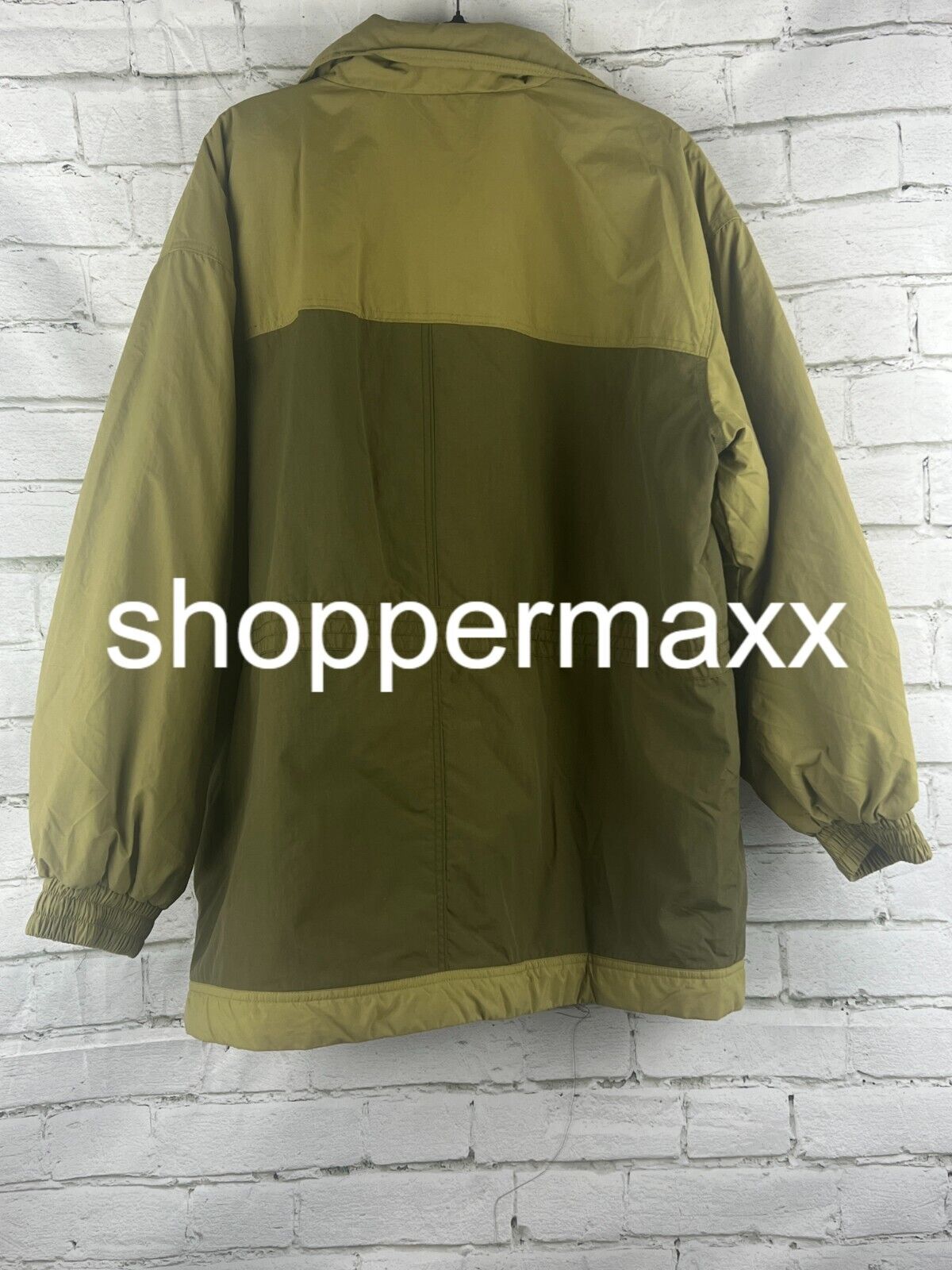 Women's Two Tone Quilt Lined Jacket - Future Collective with Reese, Green, L