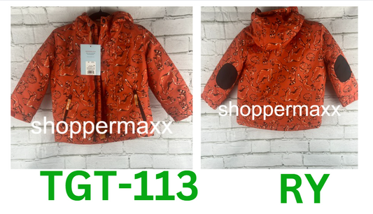 Toddler 3-in-1 Jacket Set - Cat & Jack, Orange, 4T