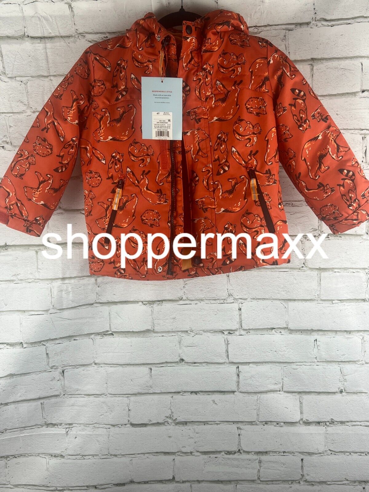 Toddler 3-in-1 Jacket Set - Cat & Jack, Orange, 4T