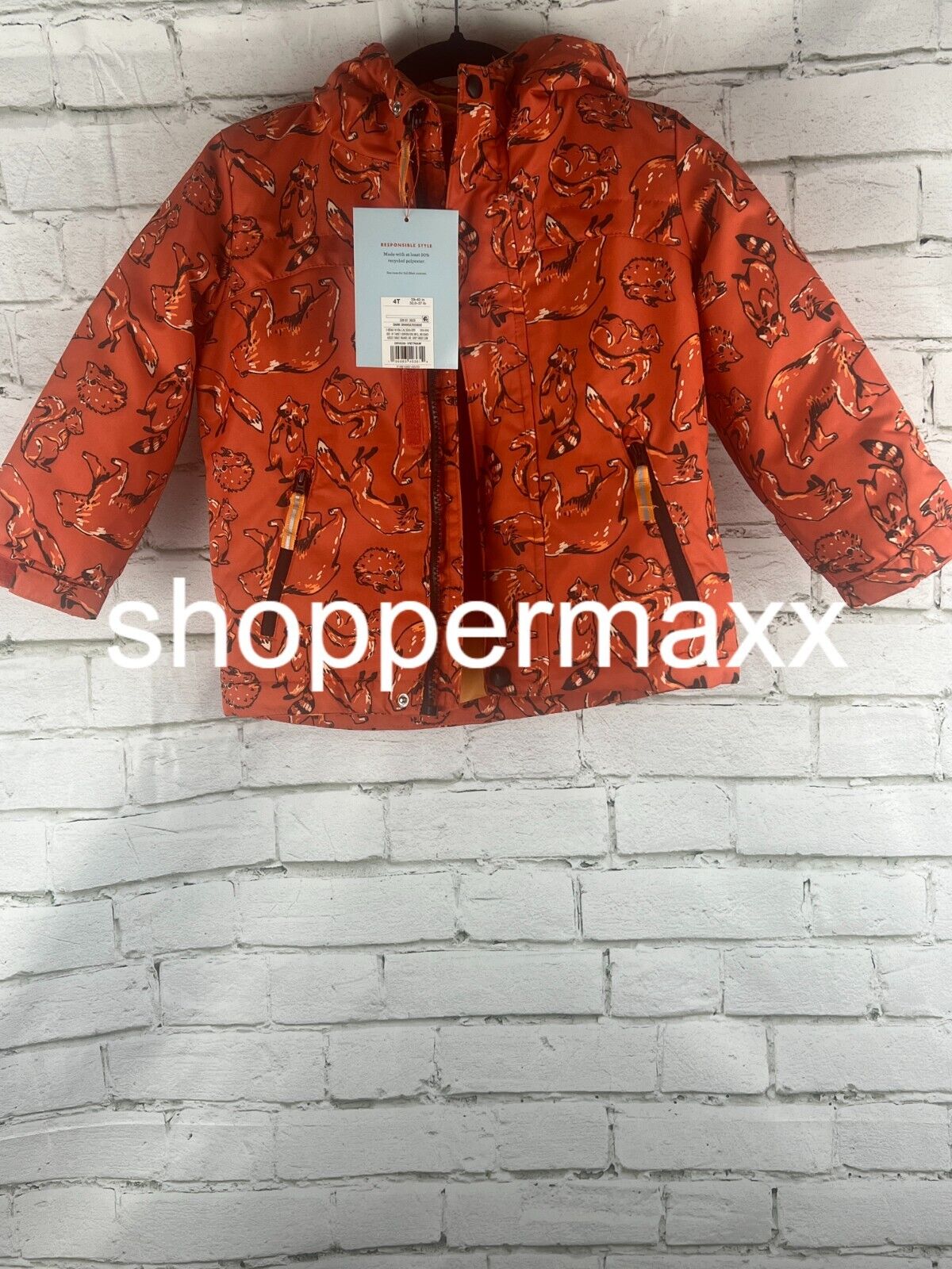 Toddler 3-in-1 Jacket Set - Cat & Jack, Orange, 4T