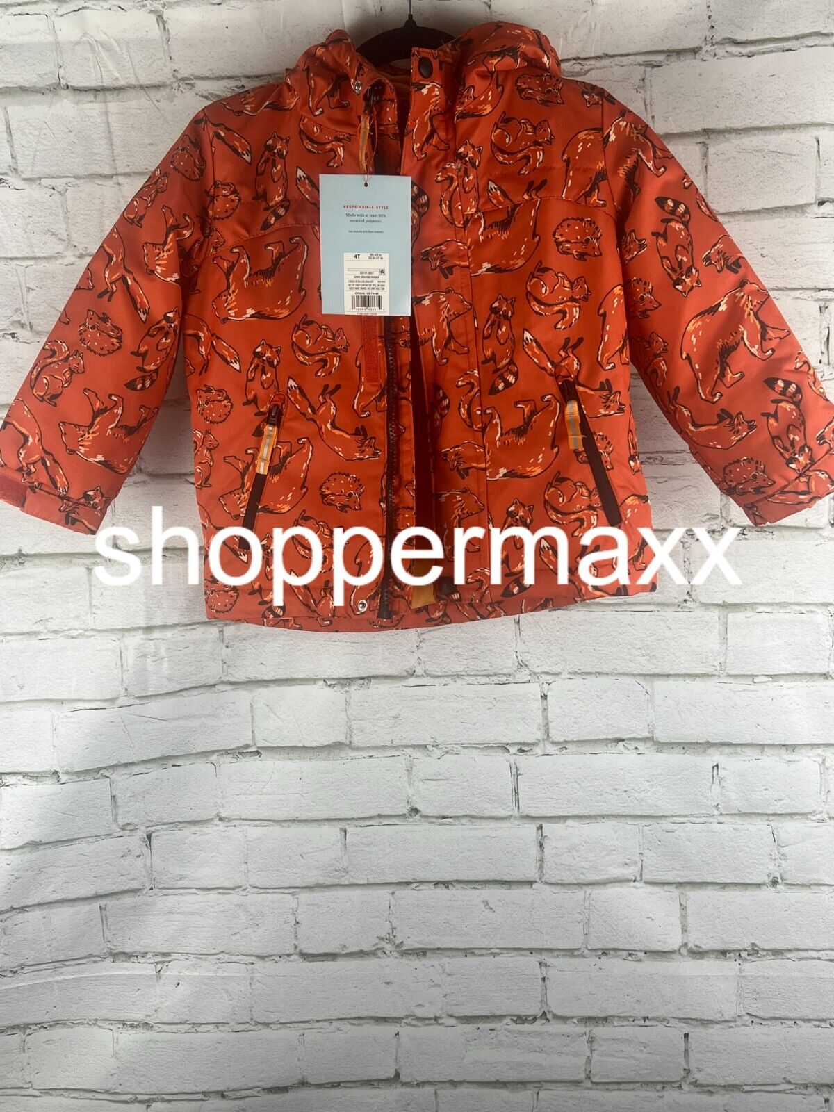 Toddler 3-in-1 Jacket Set - Cat & Jack, Orange, 4T