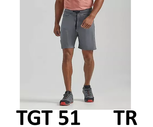 Wrangler Men's ATG 9" Relaxed Fit Knit Waist Pull-On Shorts - Dark Gray, Size 32