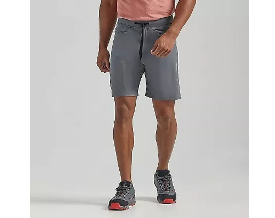 Wrangler Men's ATG 9" Relaxed Fit Knit Waist Pull-On Shorts - Dark Gray, Size 32