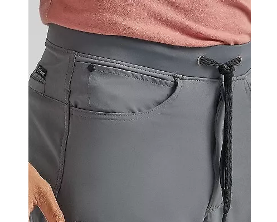 Wrangler Men's ATG 9" Relaxed Fit Knit Waist Pull-On Shorts - Dark Gray, Size 32