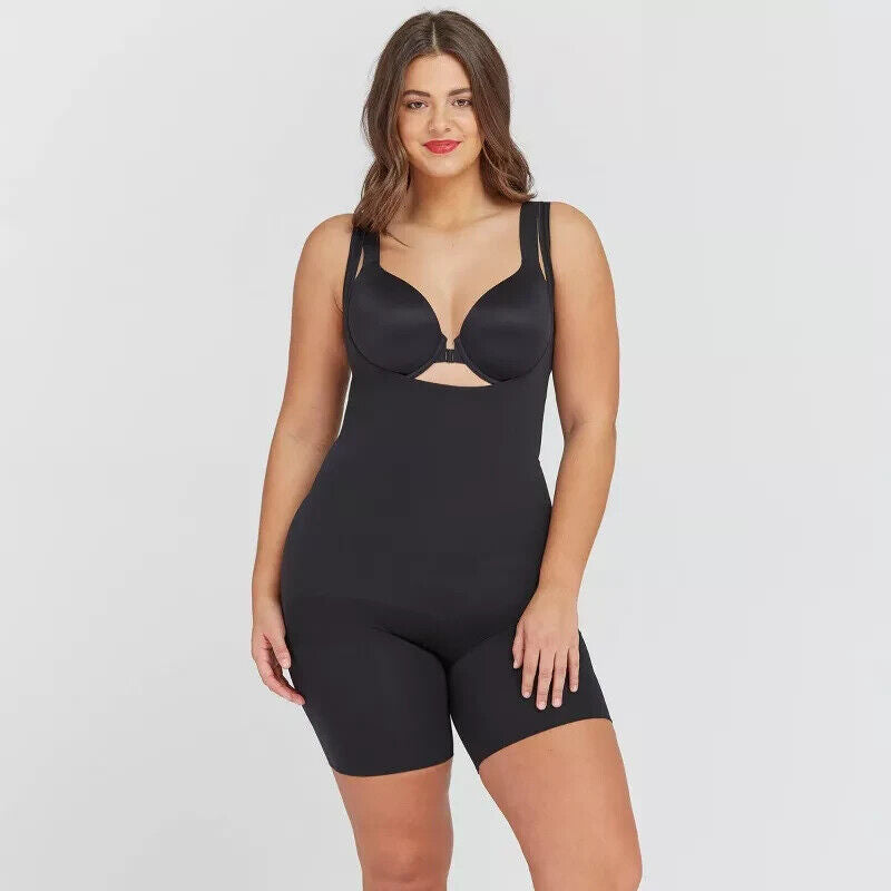 ASSETS by SPANX Women's Remarkable Results All-In-One Body Slimmer - Black, 1X