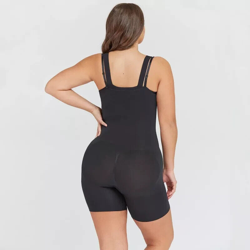 ASSETS by SPANX Women's Remarkable Results All-In-One Body Slimmer - Black, 1X