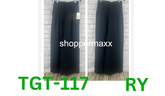 Women's High-Rise Wide Leg Pants - A New Day, Black, 4