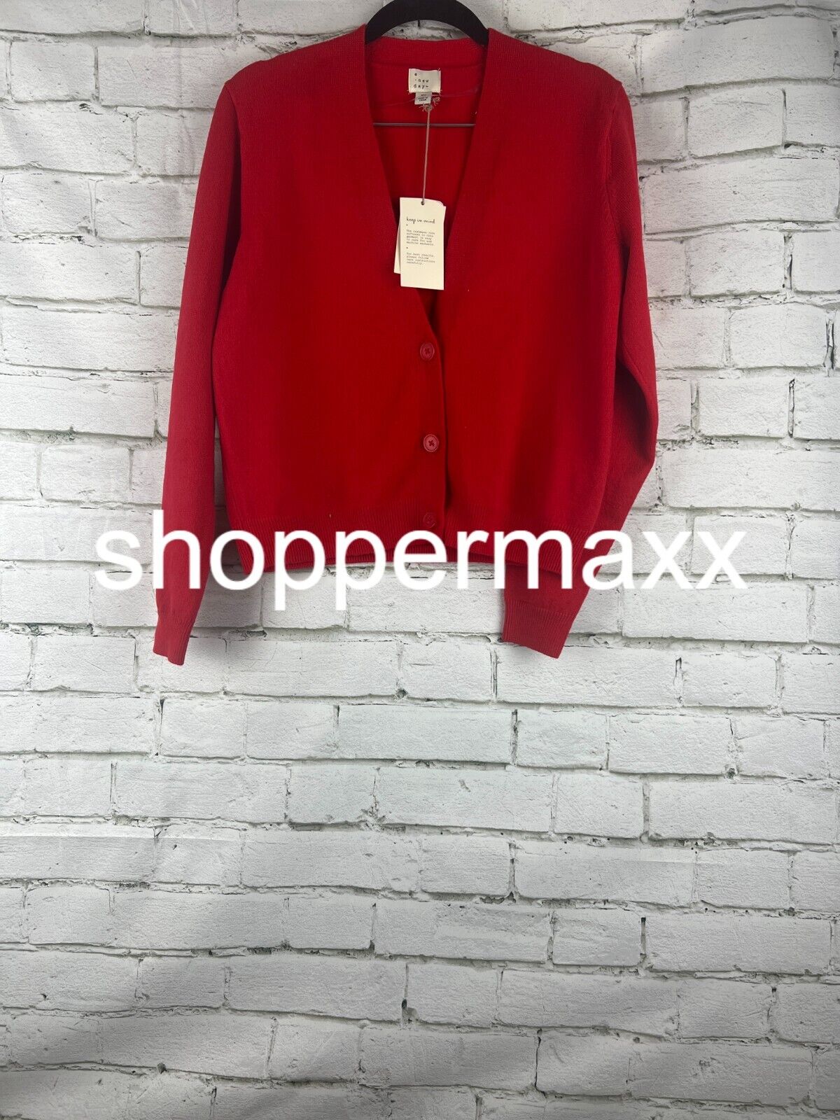 Women's Cardigan - Comfort, A New Day, Red, XS