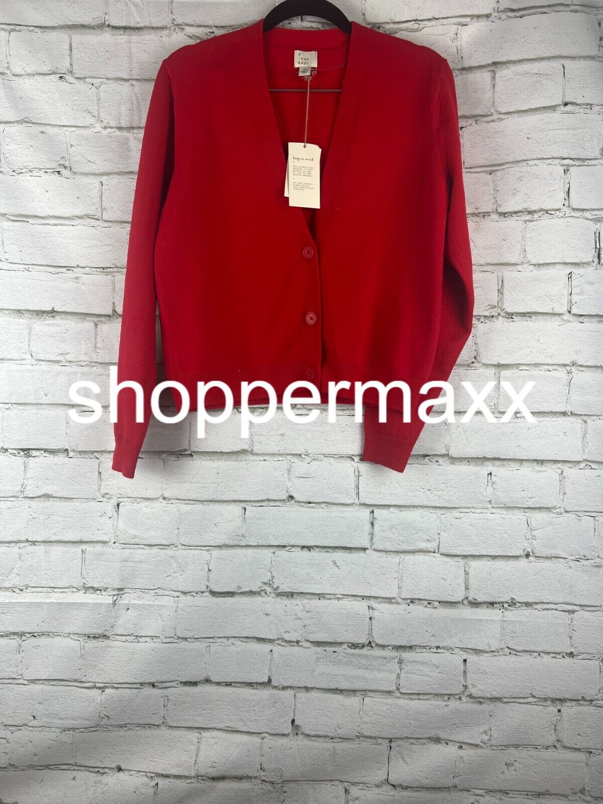 Women's Cardigan - Comfort, A New Day, Red, XS
