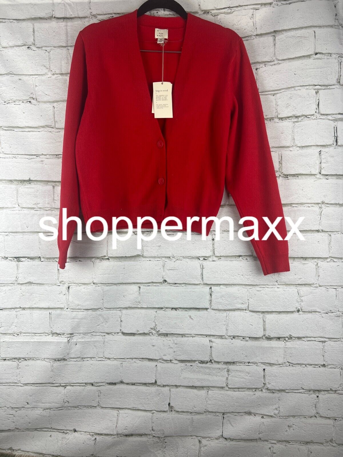 Women's Cardigan - Comfort, A New Day, Red, XS