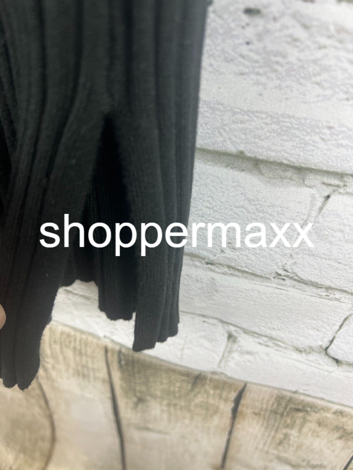 Women's Long Sleeve Sweater Dress - A New Day, Black, S