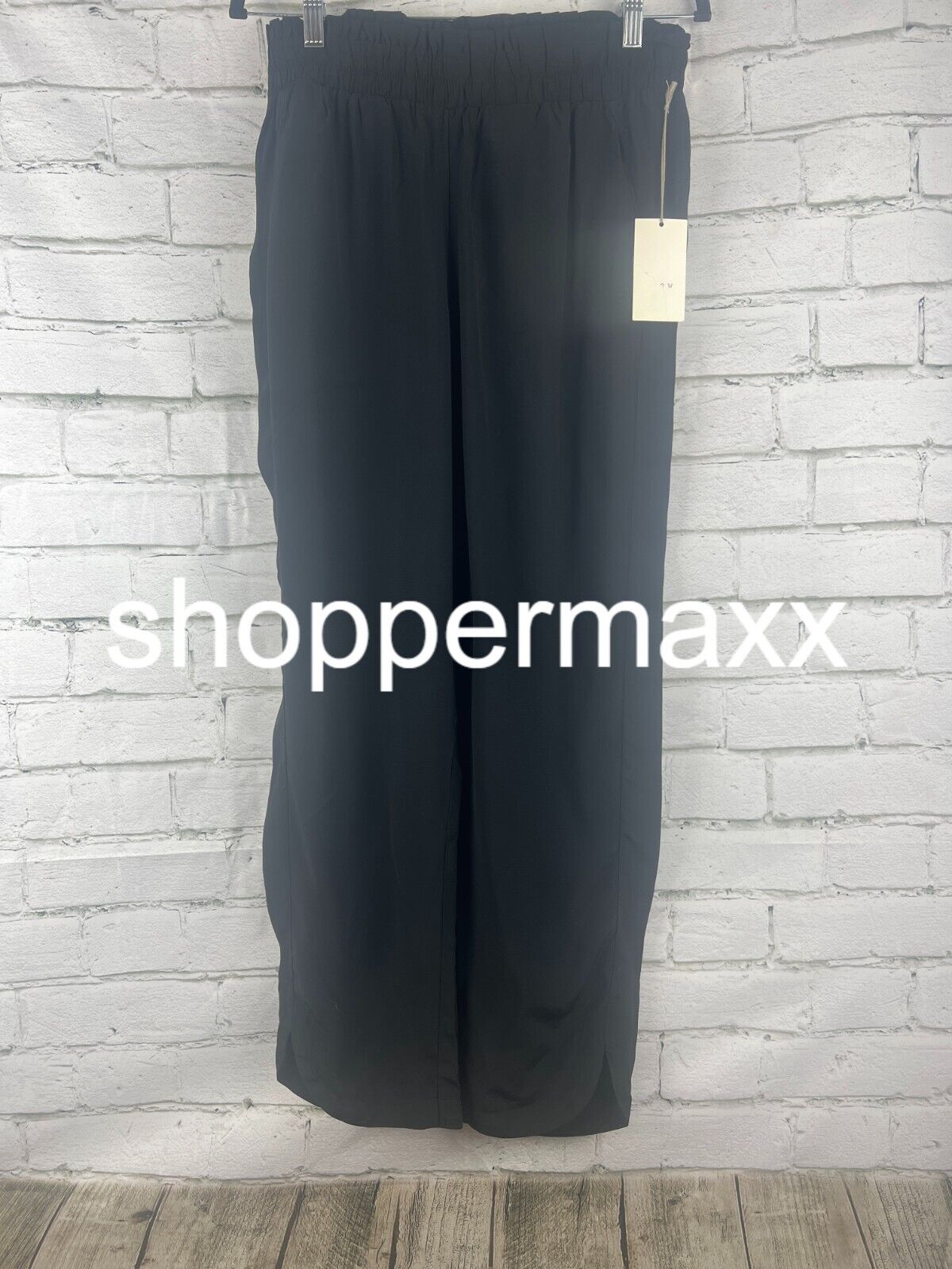 Women's High-Rise Tapered Ankle Crepe Pants - A New Day, Black, M