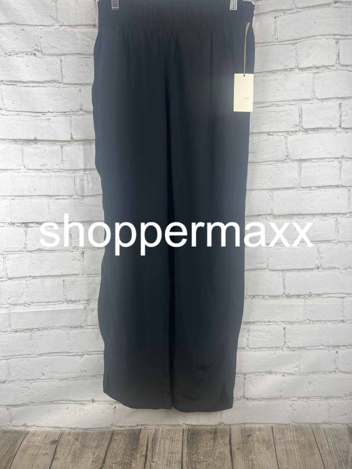 Women's High-Rise Tapered Ankle Crepe Pants - A New Day, Black, M