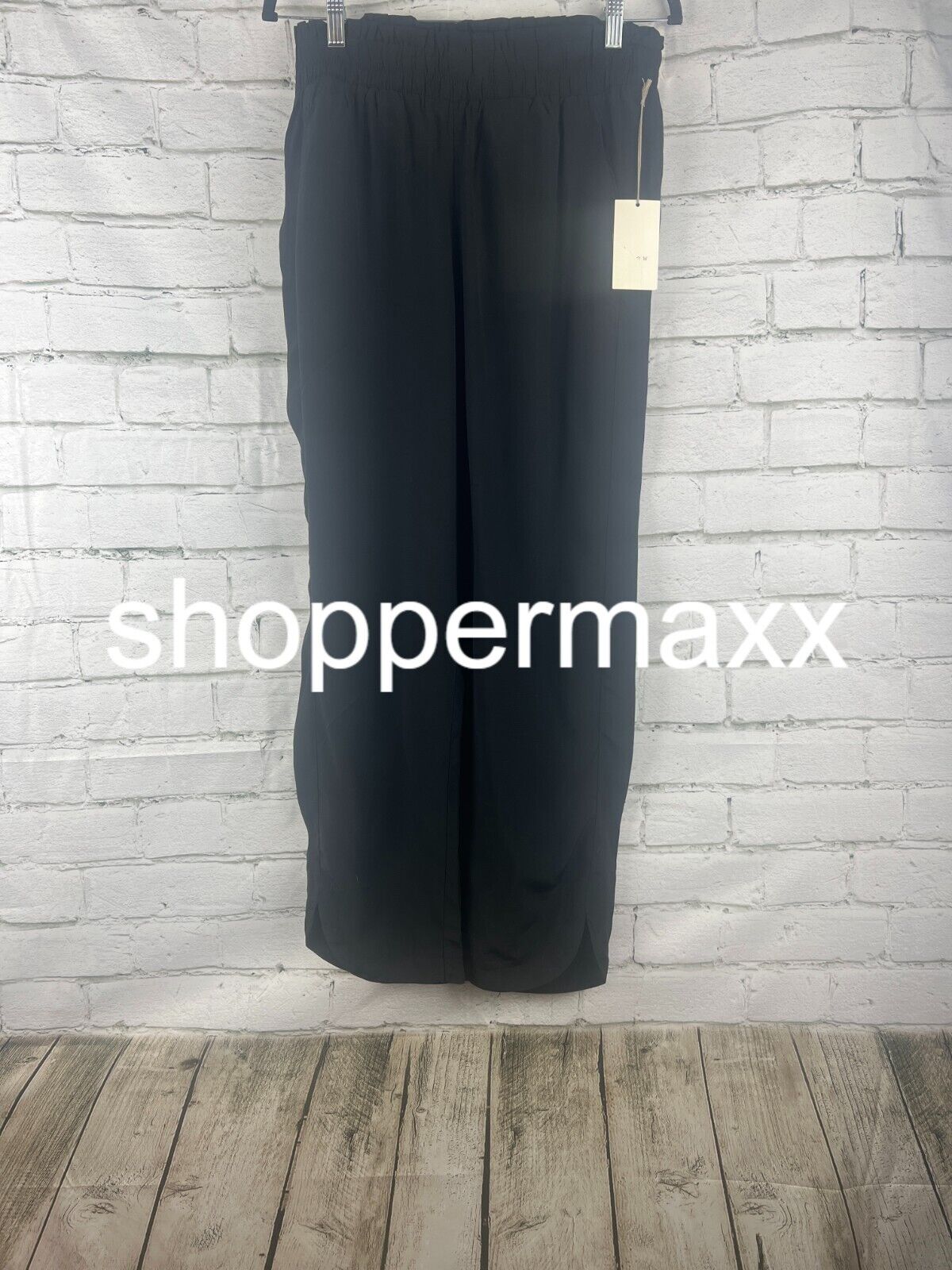 Women's High-Rise Tapered Ankle Crepe Pants - A New Day, Black, M
