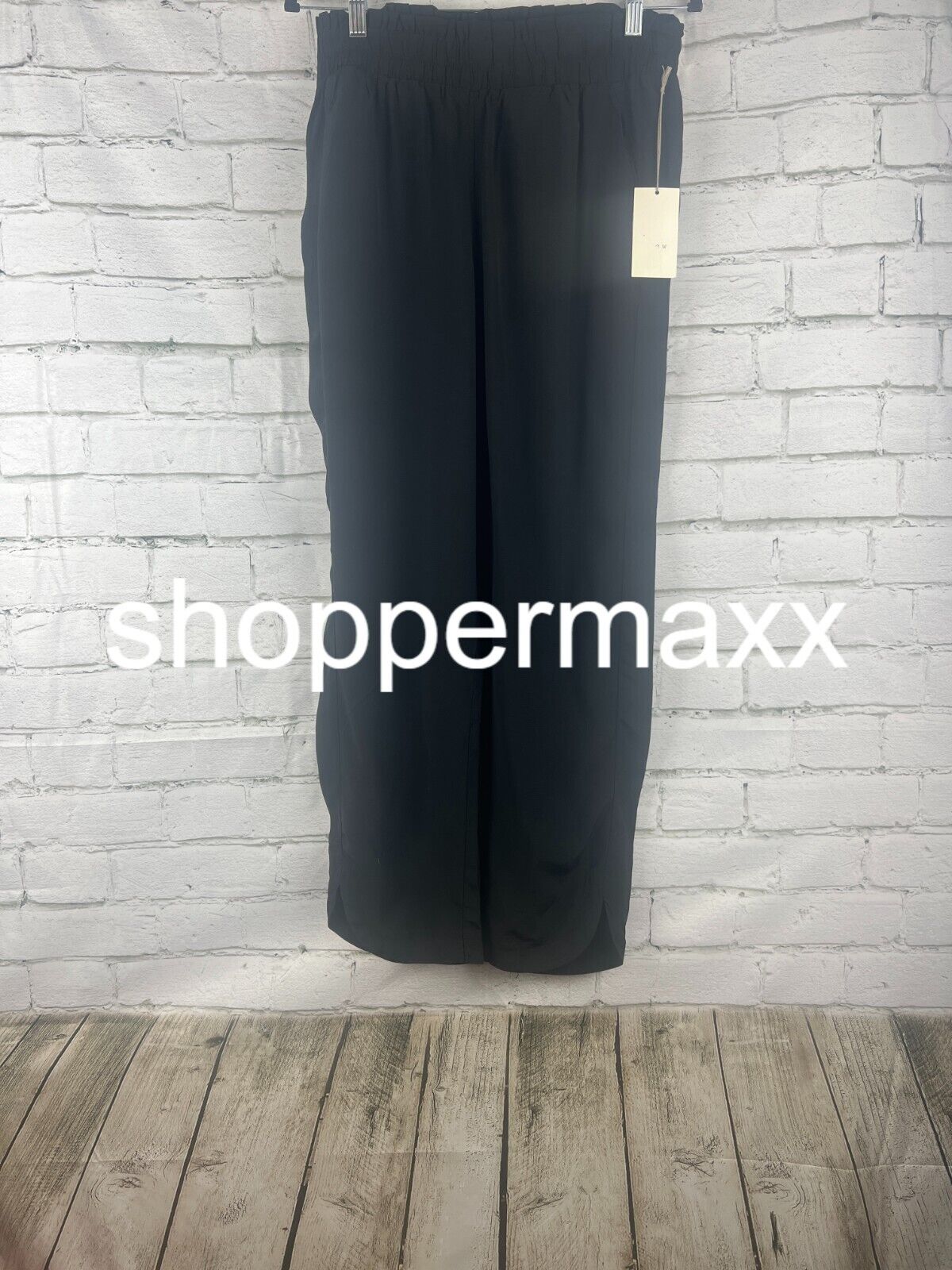Women's High-Rise Tapered Ankle Crepe Pants - A New Day, Black, M