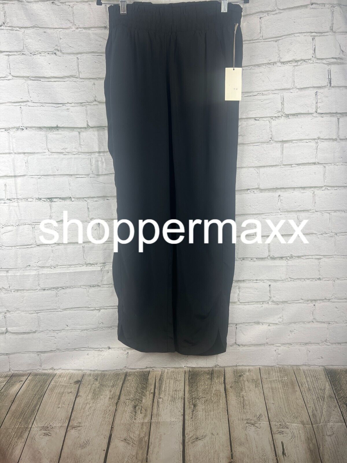 Women's High-Rise Tapered Ankle Crepe Pants - A New Day, Black, M