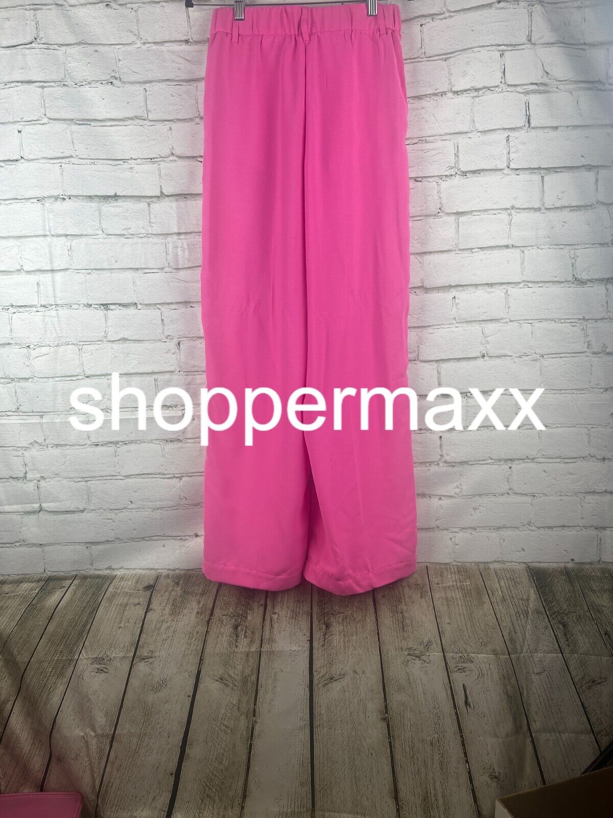 Women's High-Rise Wide Leg Fluid Pants - A New Day, Pink, 4