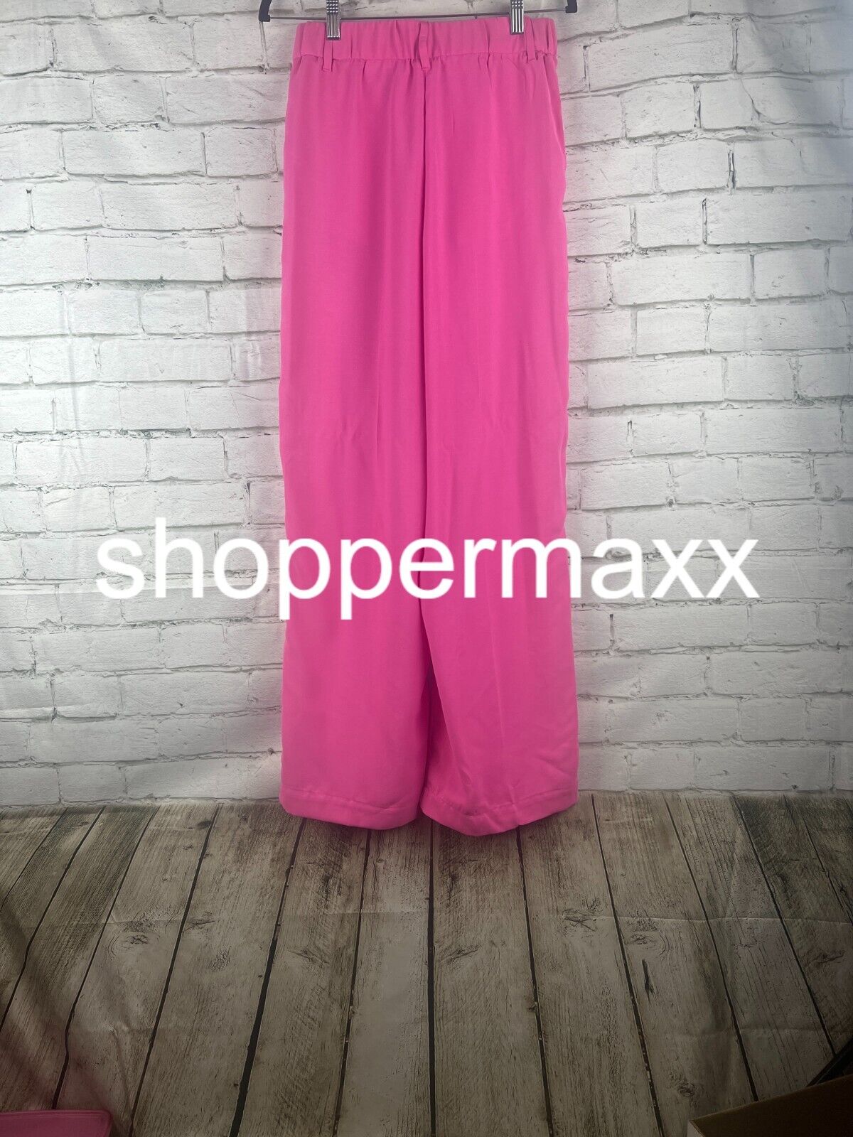 Women's High-Rise Wide Leg Fluid Pants - A New Day, Pink, 4