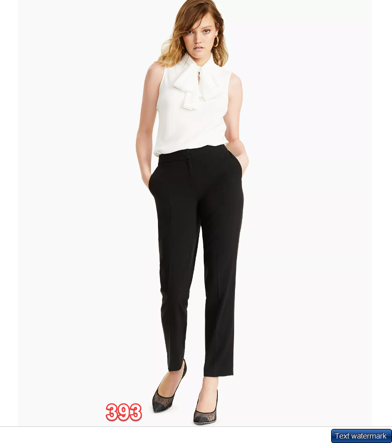BAR III Women's Straight-Leg Dress Pants, Black 0