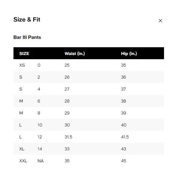 BAR III Women's Straight-Leg Dress Pants, Black 0