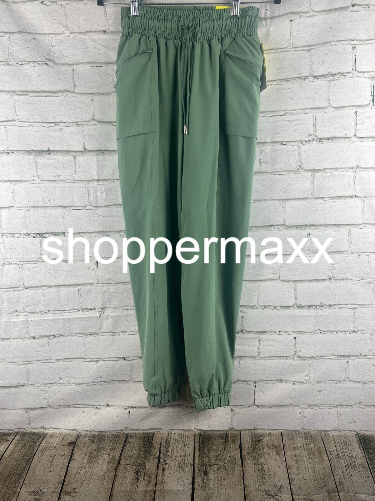 Women's Lined Winter Woven Joggers - All in Motion, Green, XS