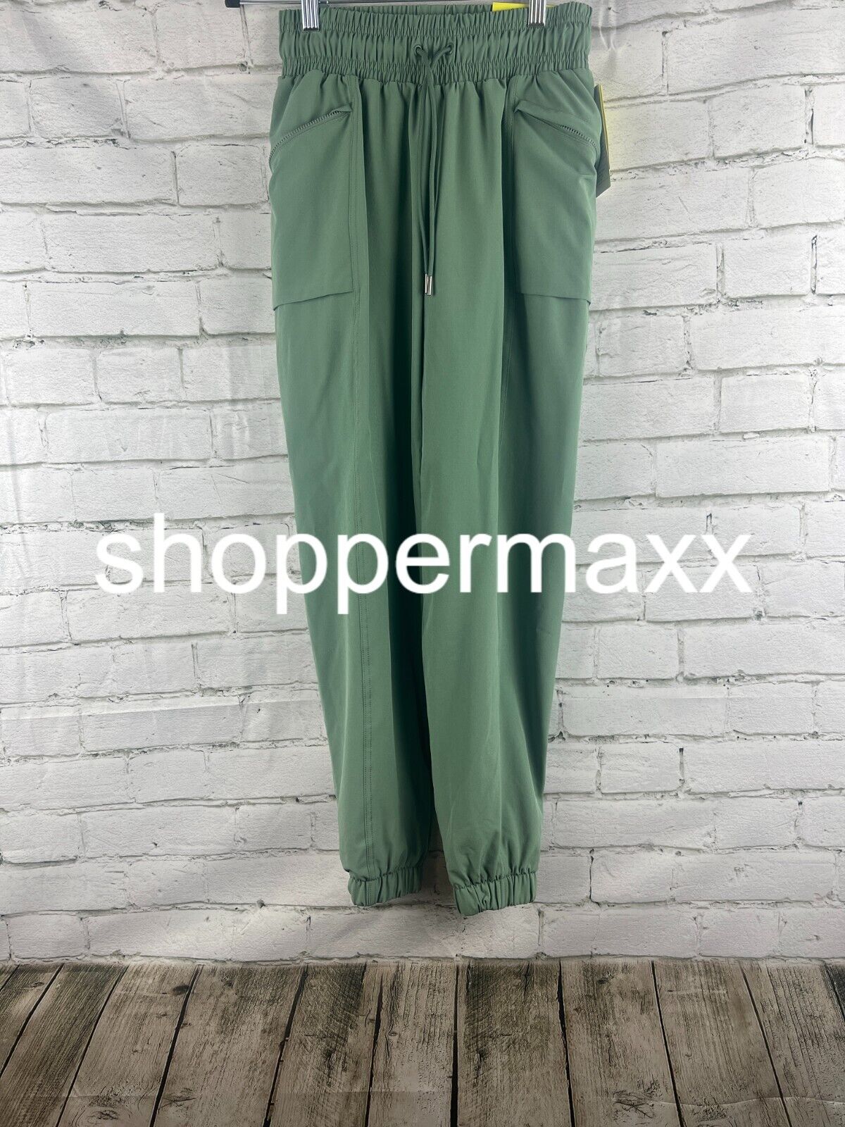 Women's Lined Winter Woven Joggers - All in Motion, Green, XS