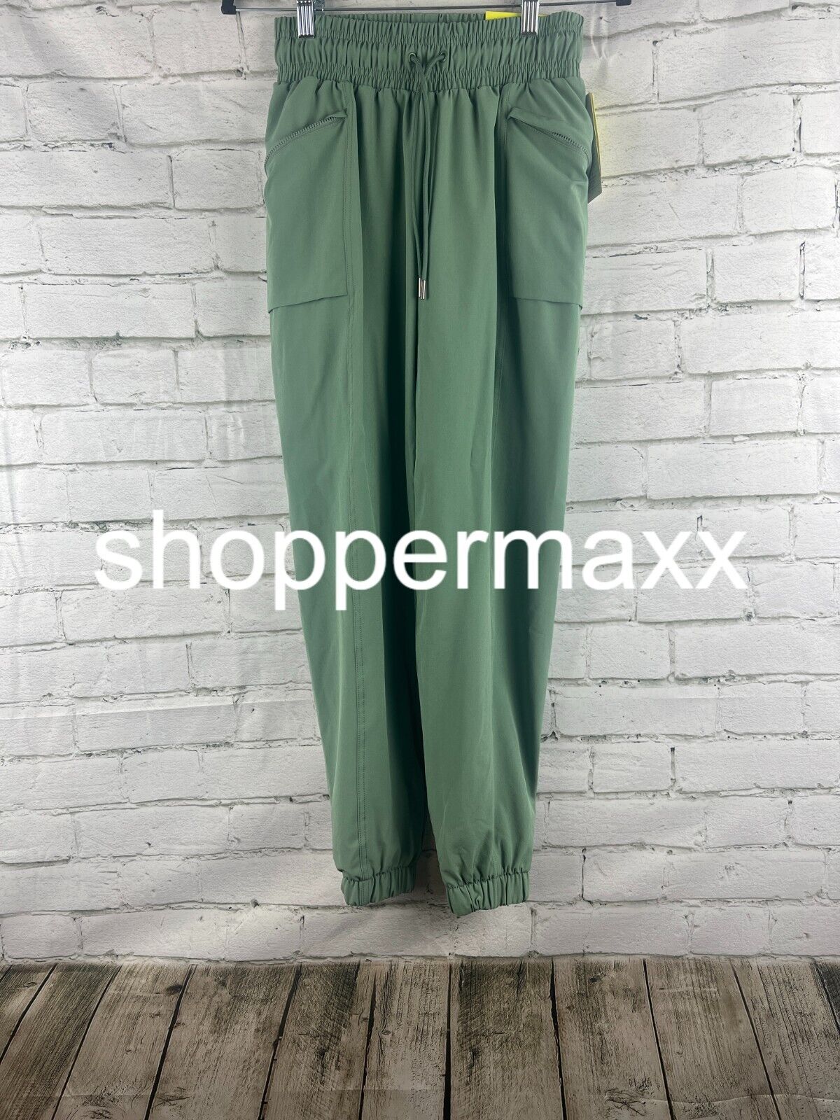 Women's Lined Winter Woven Joggers - All in Motion, Green, XS