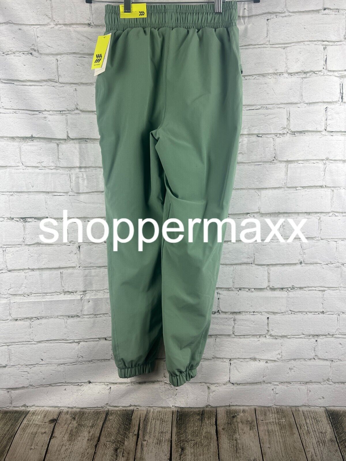 Women's Lined Winter Woven Joggers - All in Motion, Green, XS