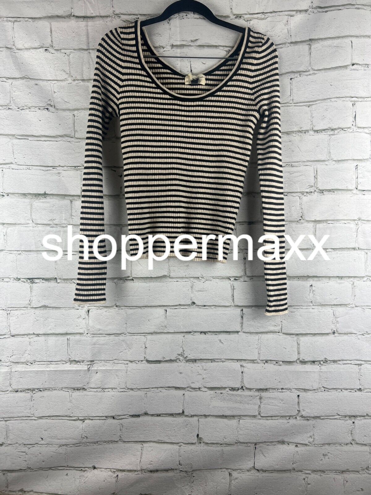 Women's Shrunken Rib Scoop Neck Pullover Sweater - Universal Thread, Black, M
