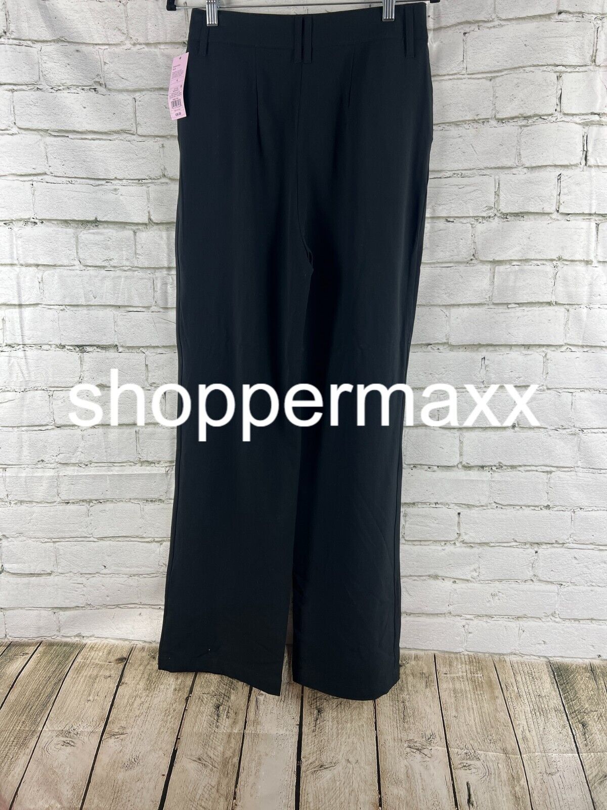 Women's Wide Leg Trousers - Wild Fable, Black, 4