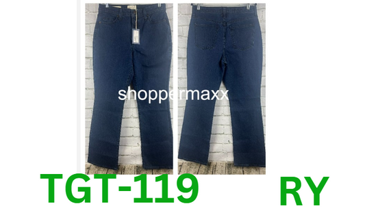 Women's High-Rise Vintage Bootcut Jeans - Universal Thread, Dark Blue, 8