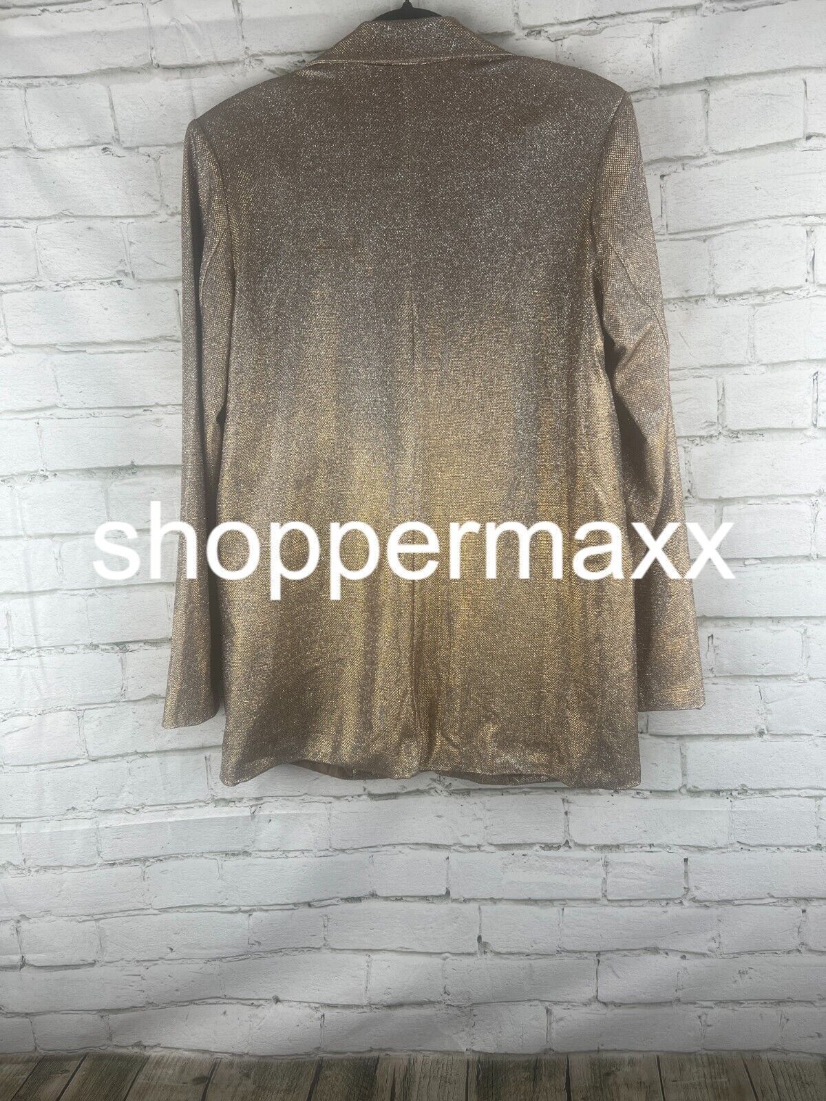 Women's Oversized Glitter Blazer - Wild Fable, Copper, M