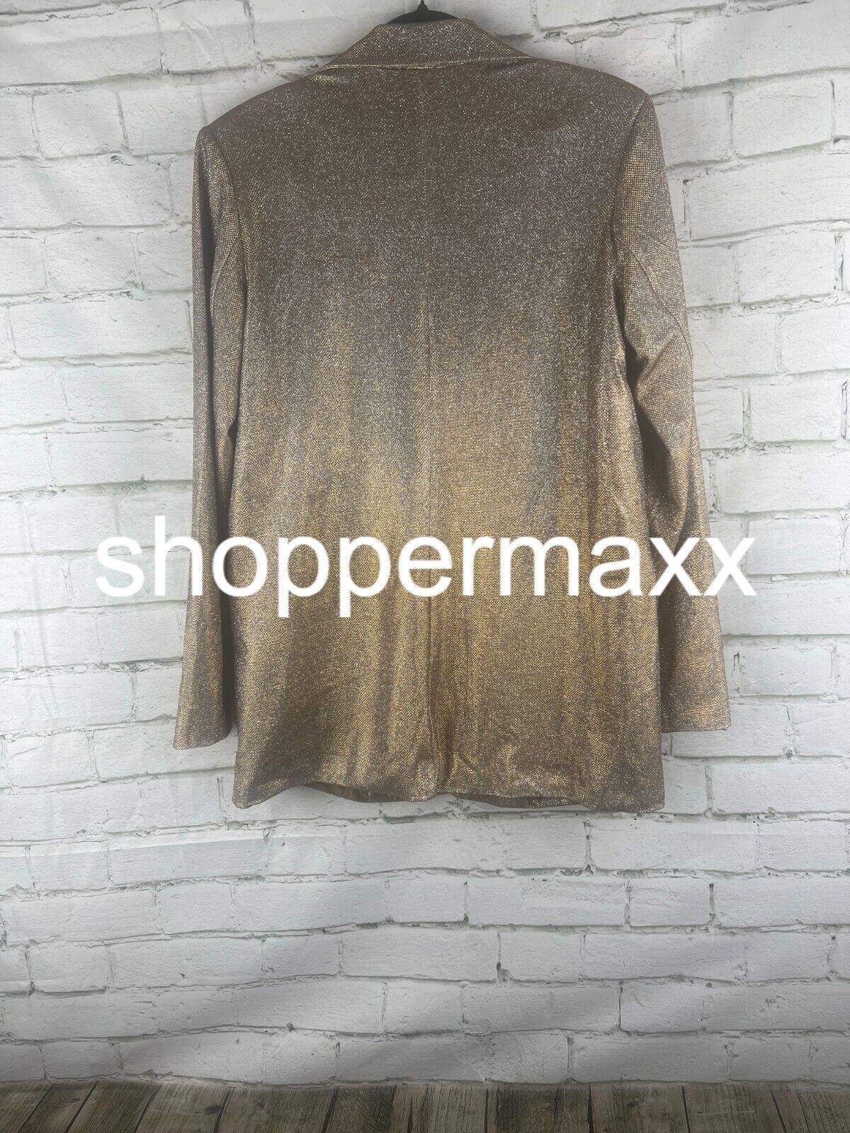 Women's Oversized Glitter Blazer - Wild Fable, Copper, M