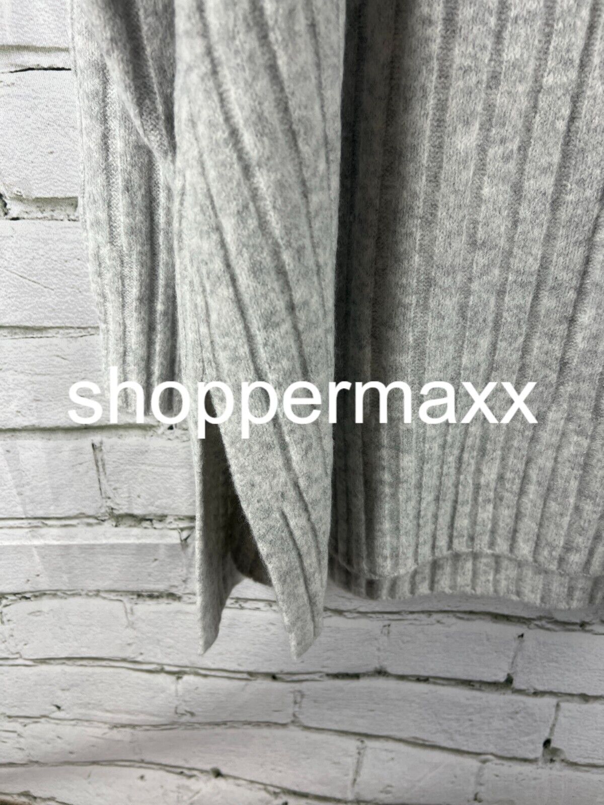 Women's Cozy Mock Neck Tunic Sweater - Ava & Viv, Gray, XXL