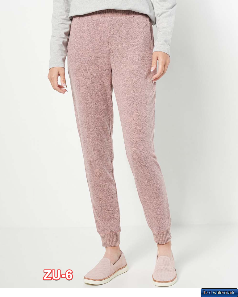 Denim & Co. | Blush Pink Active Brushed Heavenly Jersey Joggers - Women 1X